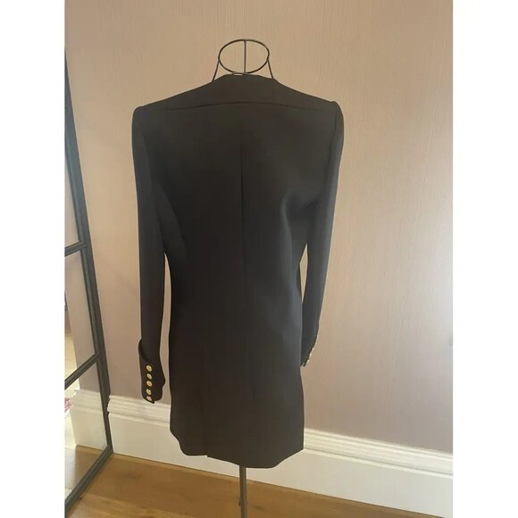 Balmain Satin-Trimmed Wool Blazer FR 40 - Picture 5 of 9